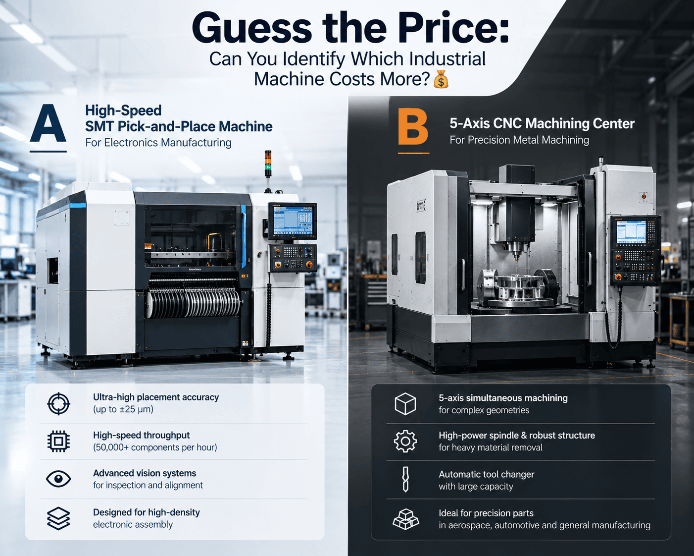 Guess the Price: Can You Identify Which Industrial Machine Costs More? ?